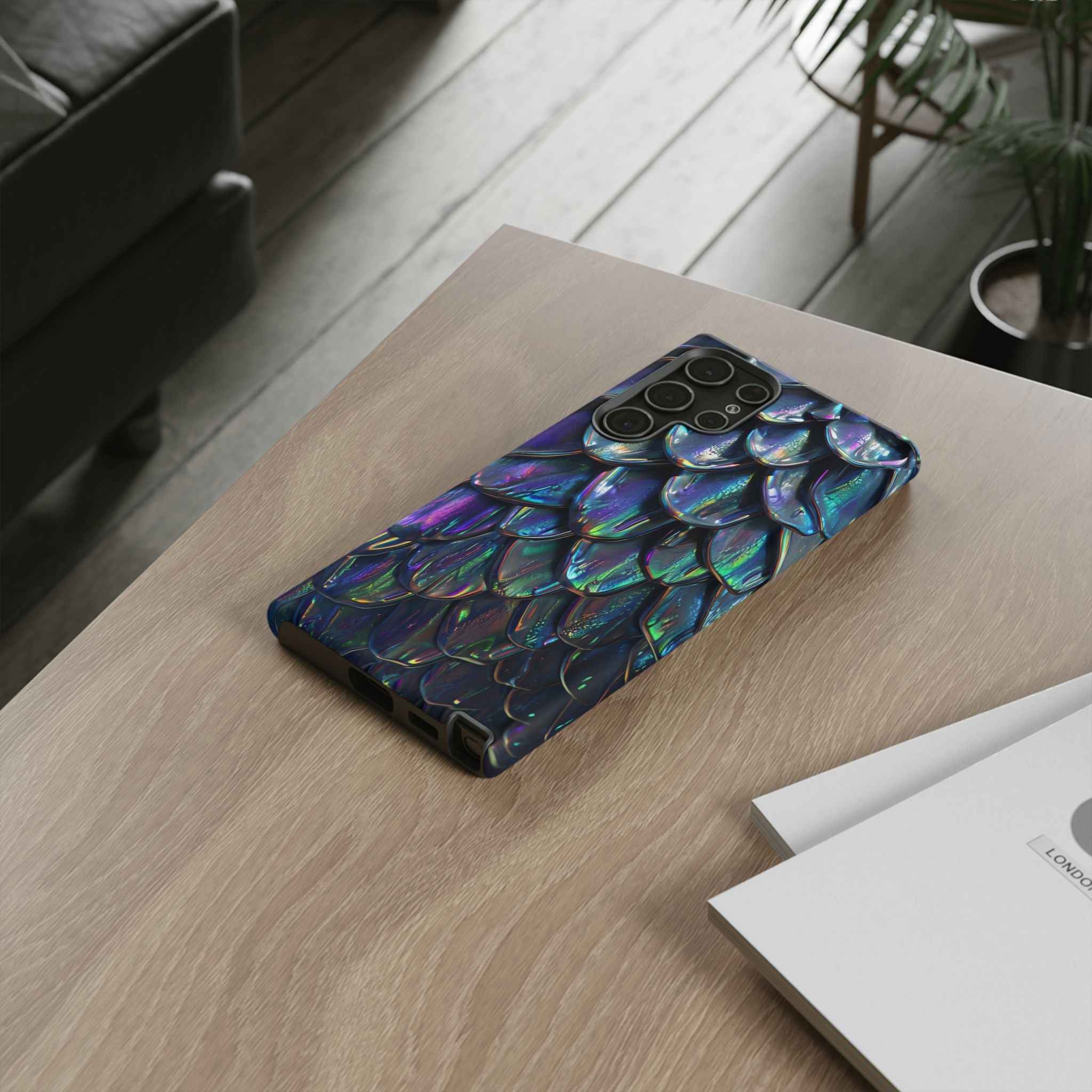 Dragon Scale Phone Case — Iridescent Dragon Scale Tough Case