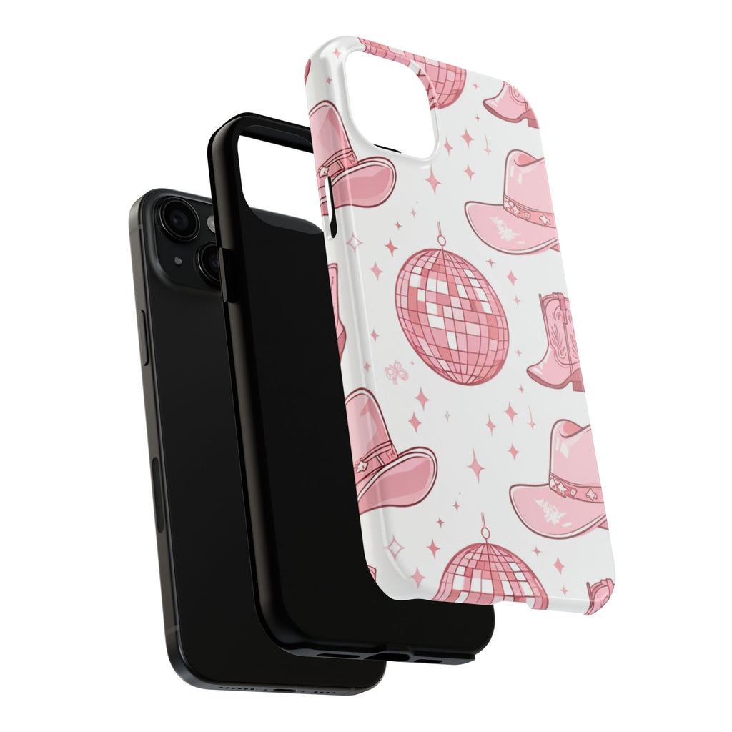 Pink Cowgirl Disco Phone Case