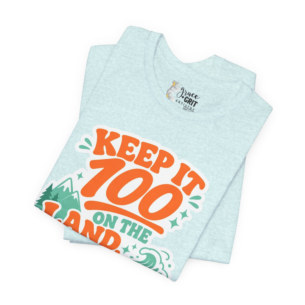 Keep It 100 Tee — On the Land, The Sea, The Sky Graphic T-Shirt