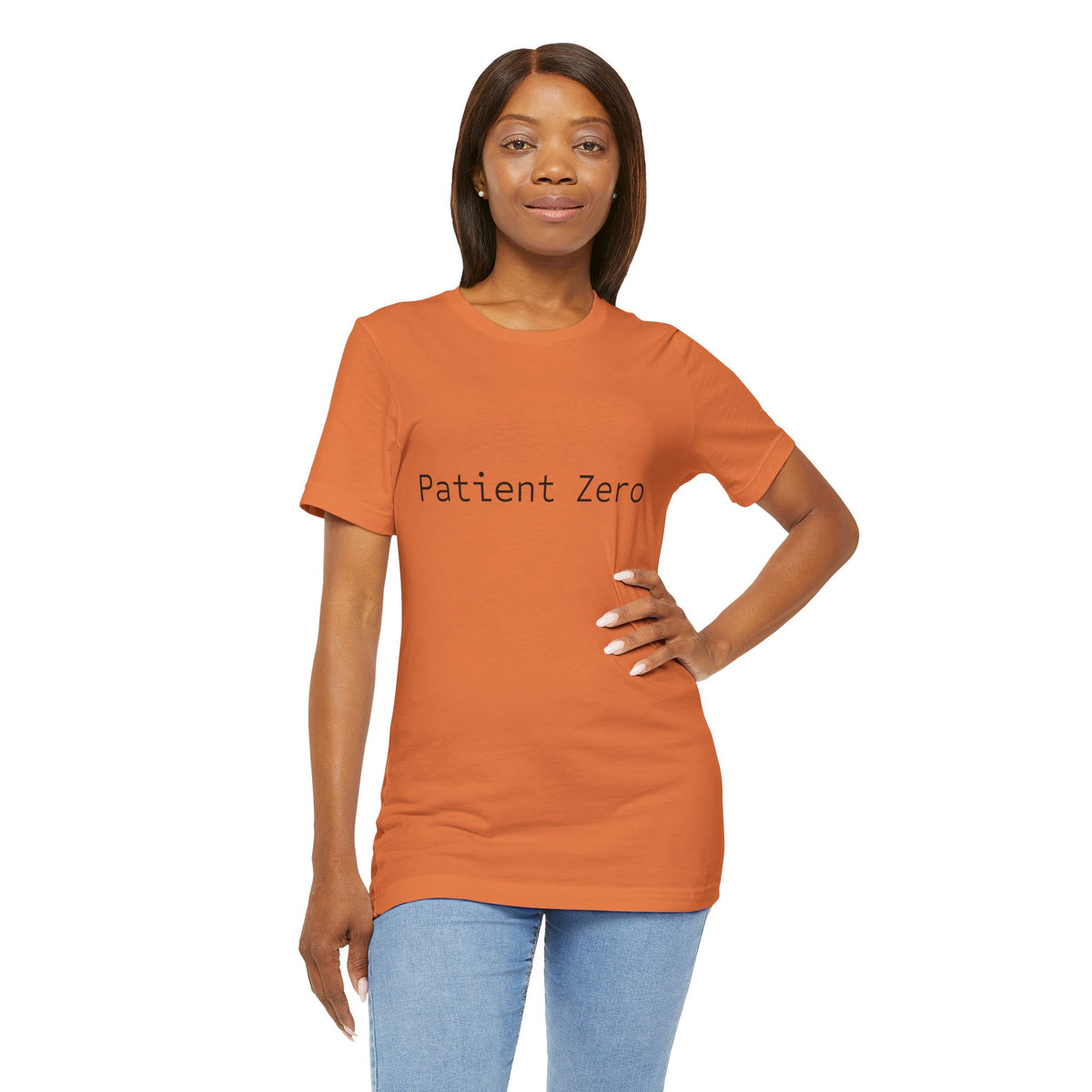 Patient Zero T-Shirt — Minimalist Text Tee