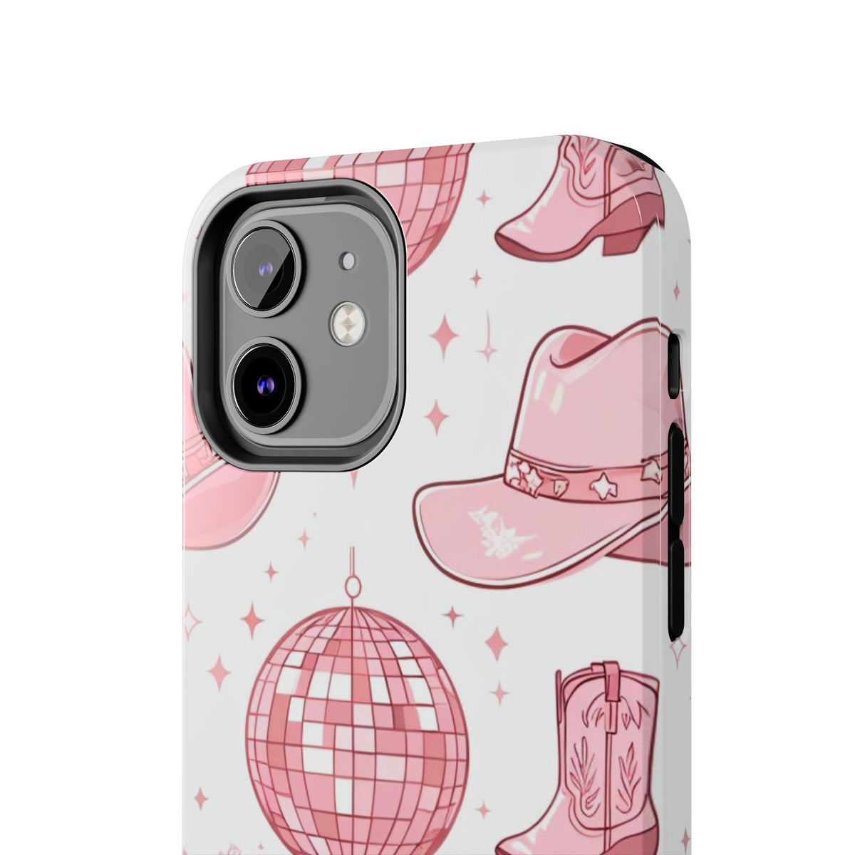 Pink Cowgirl Disco Phone Case