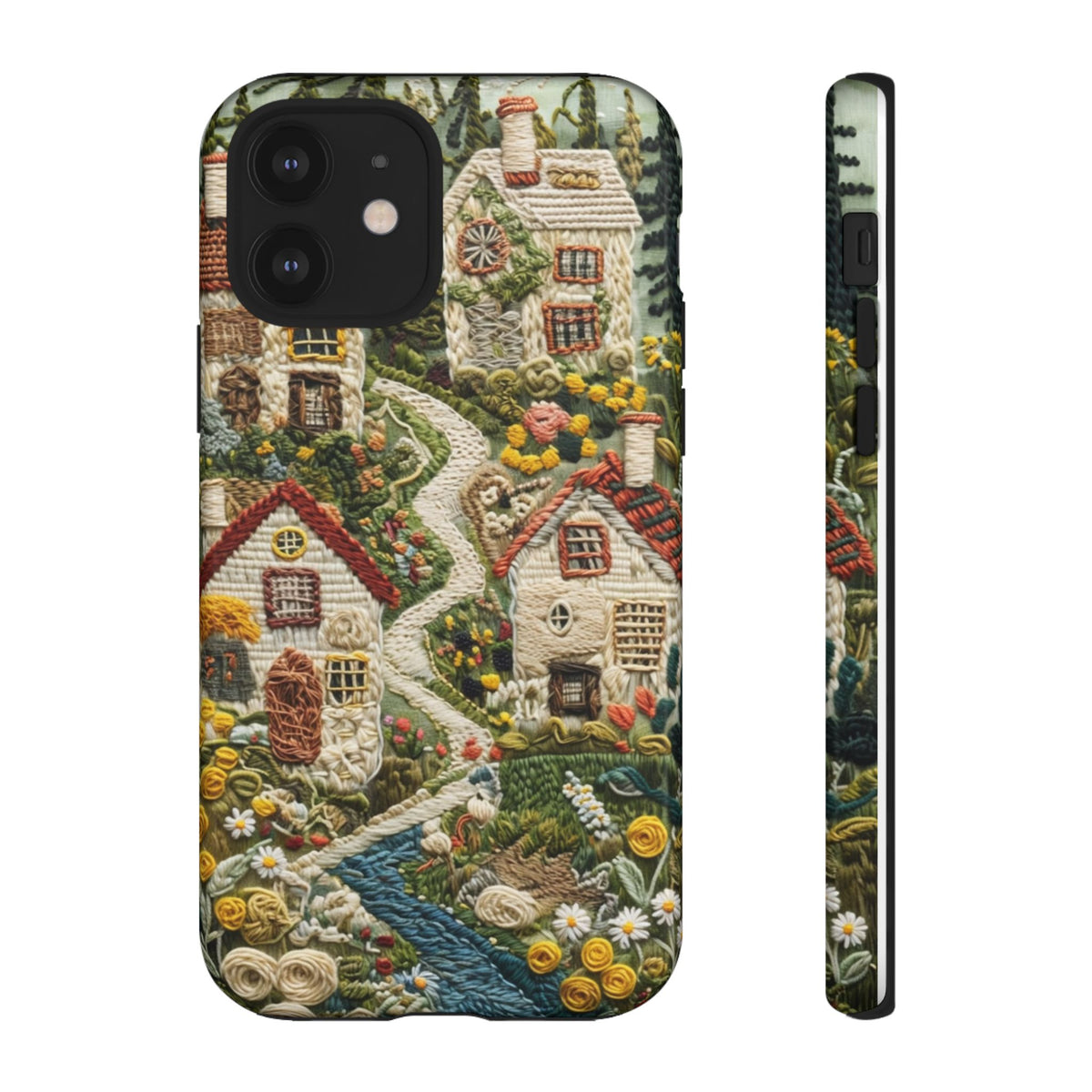 Cottagecore Garden Village Phone Case