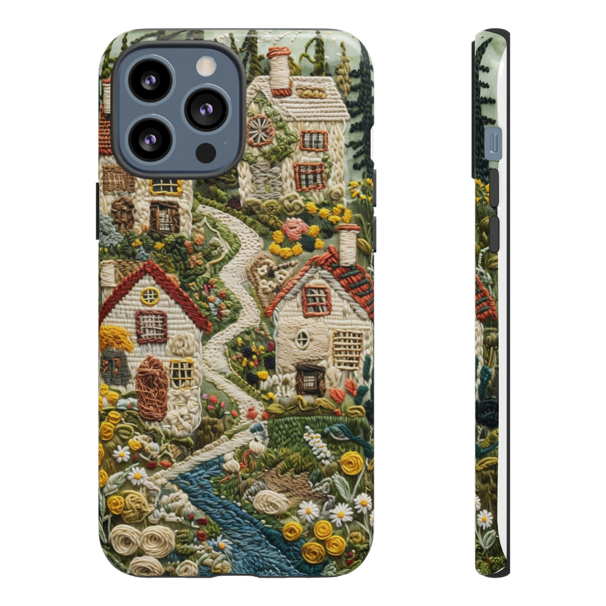 Cottagecore Garden Village Phone Case