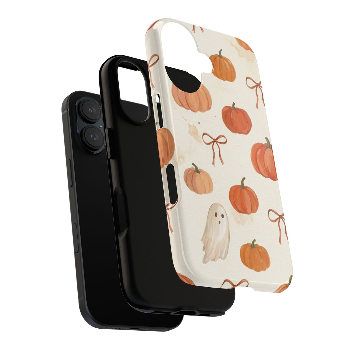 Autumn Pumpkin Ghost Tough Phone Case