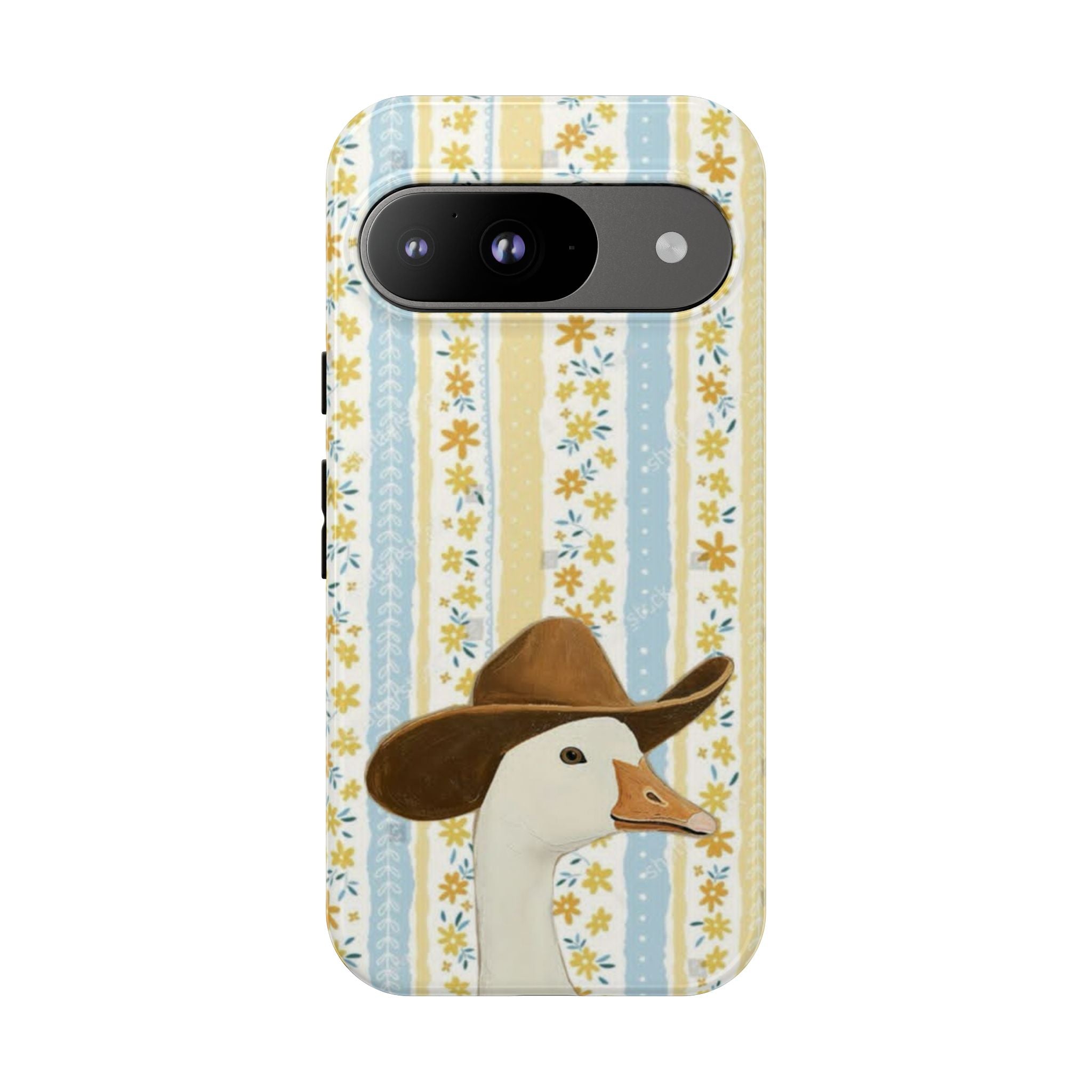 Goose Cowboy Phone Case – Cute Country Floral iPhone Cover