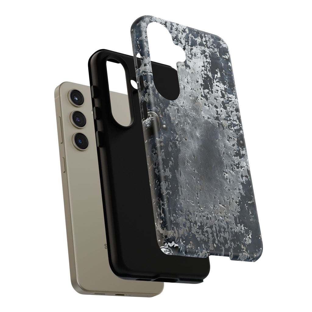 Rugged Rusted Metal Phone Case — Industrial Distressed Armor for iPhone