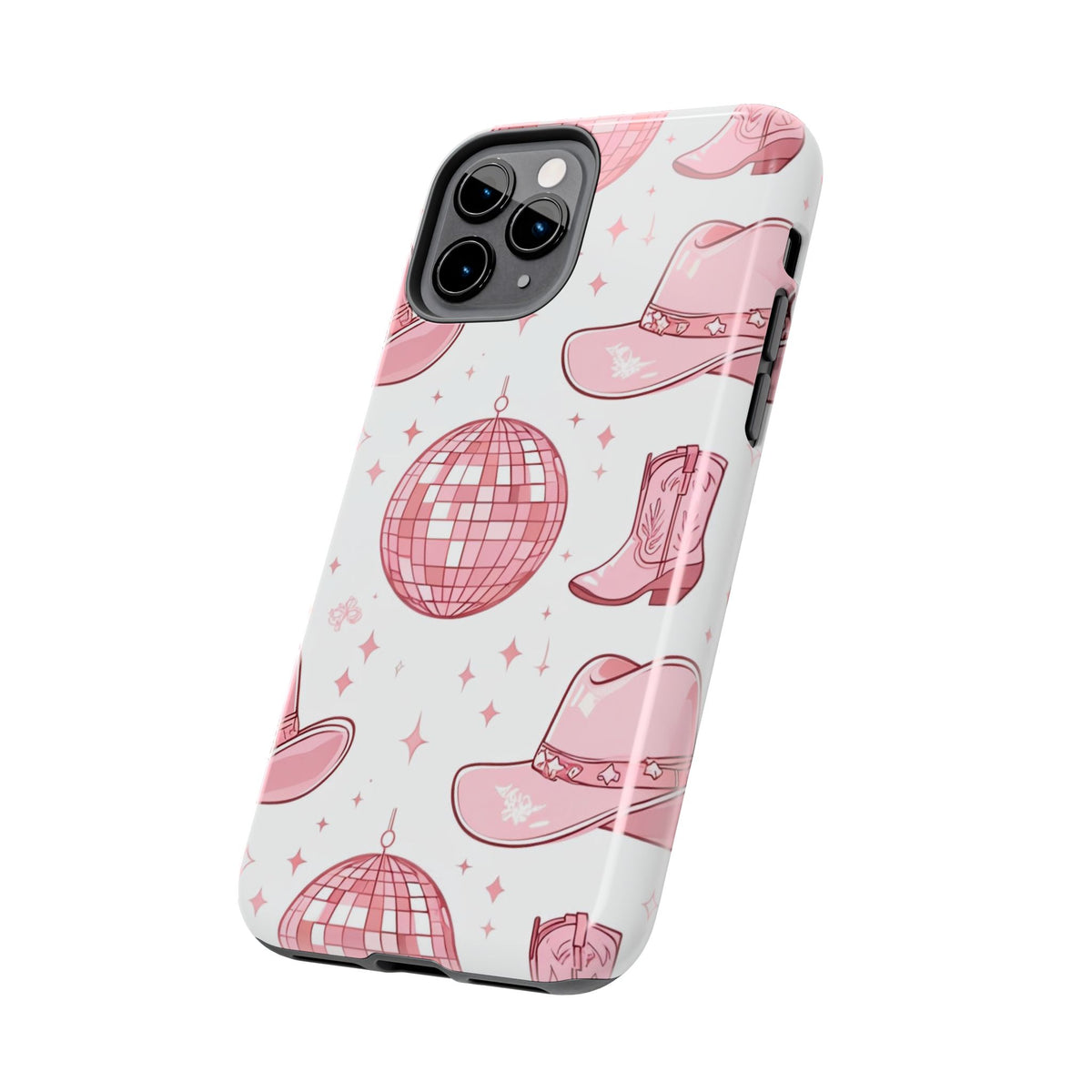 Pink Cowgirl Disco Phone Case