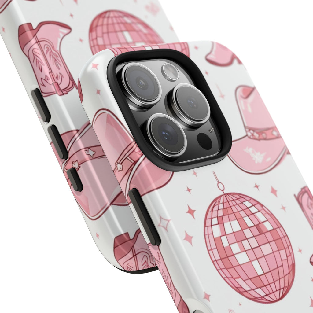 Pink Cowgirl Disco Phone Case