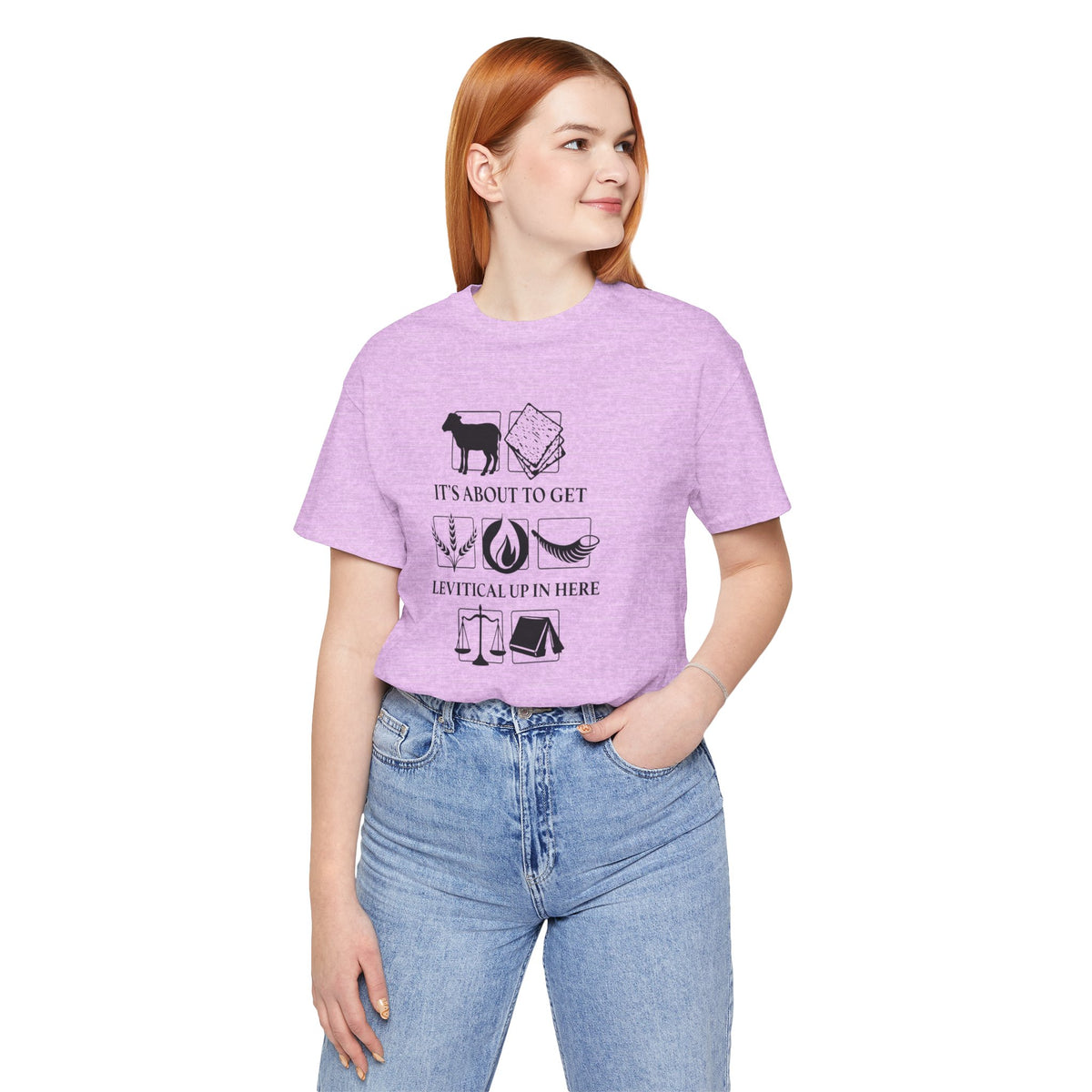 Levitical Up In Here T-Shirt — Funny Bible Symbols Tee