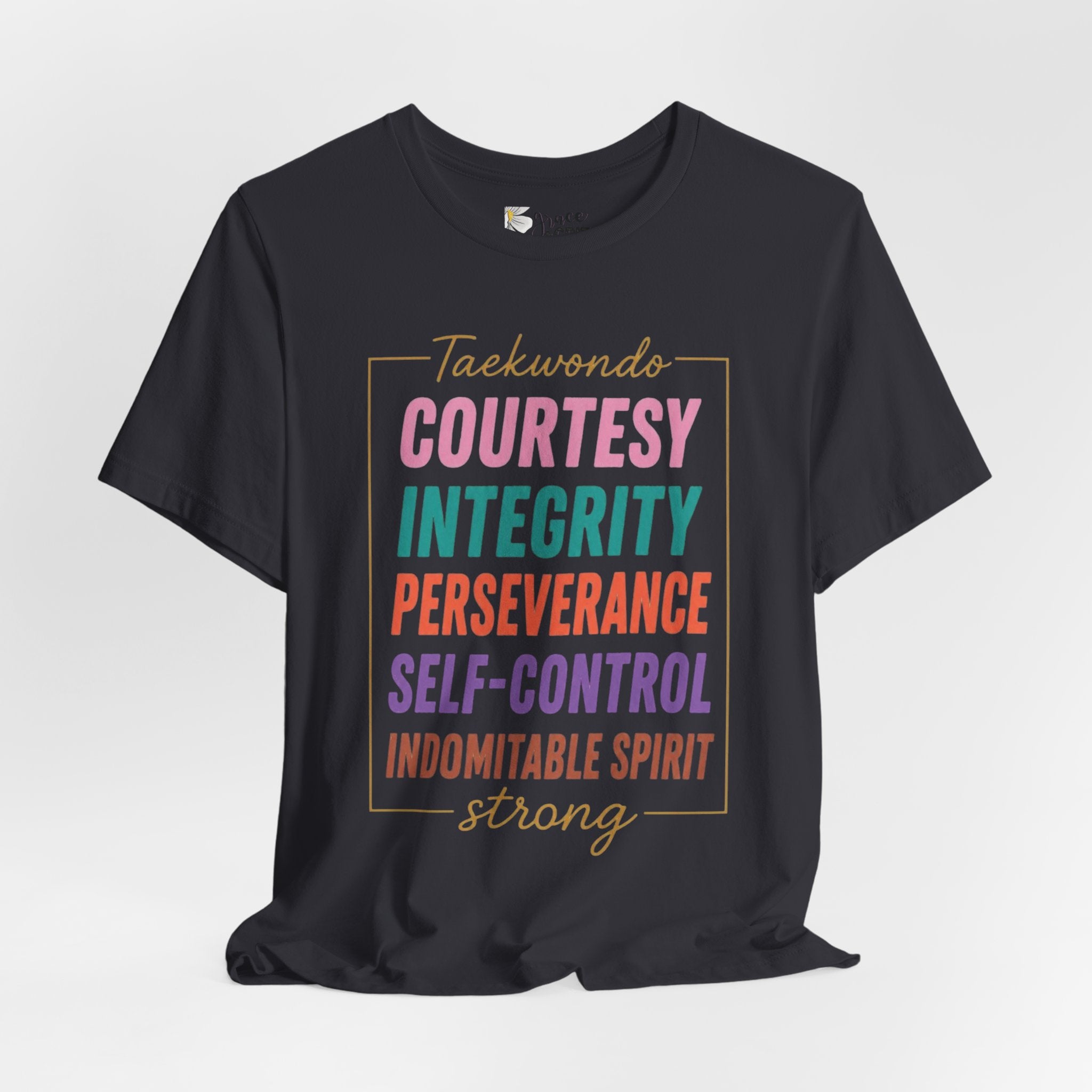 Taekwondo Values COURTESY INTEGRITY PERSEVERANCE tee | Martial Arts Principles T-Shirt