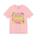 Easy Peasy Lemon Squeezy T-Shirt — Cute Citrus Floral Graphic Tee