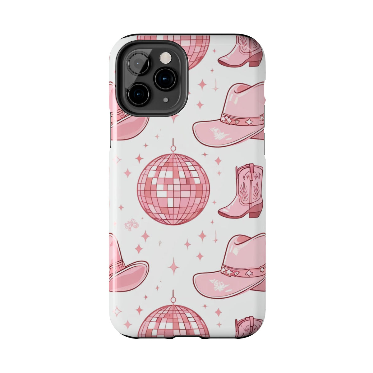 Pink Cowgirl Disco Phone Case