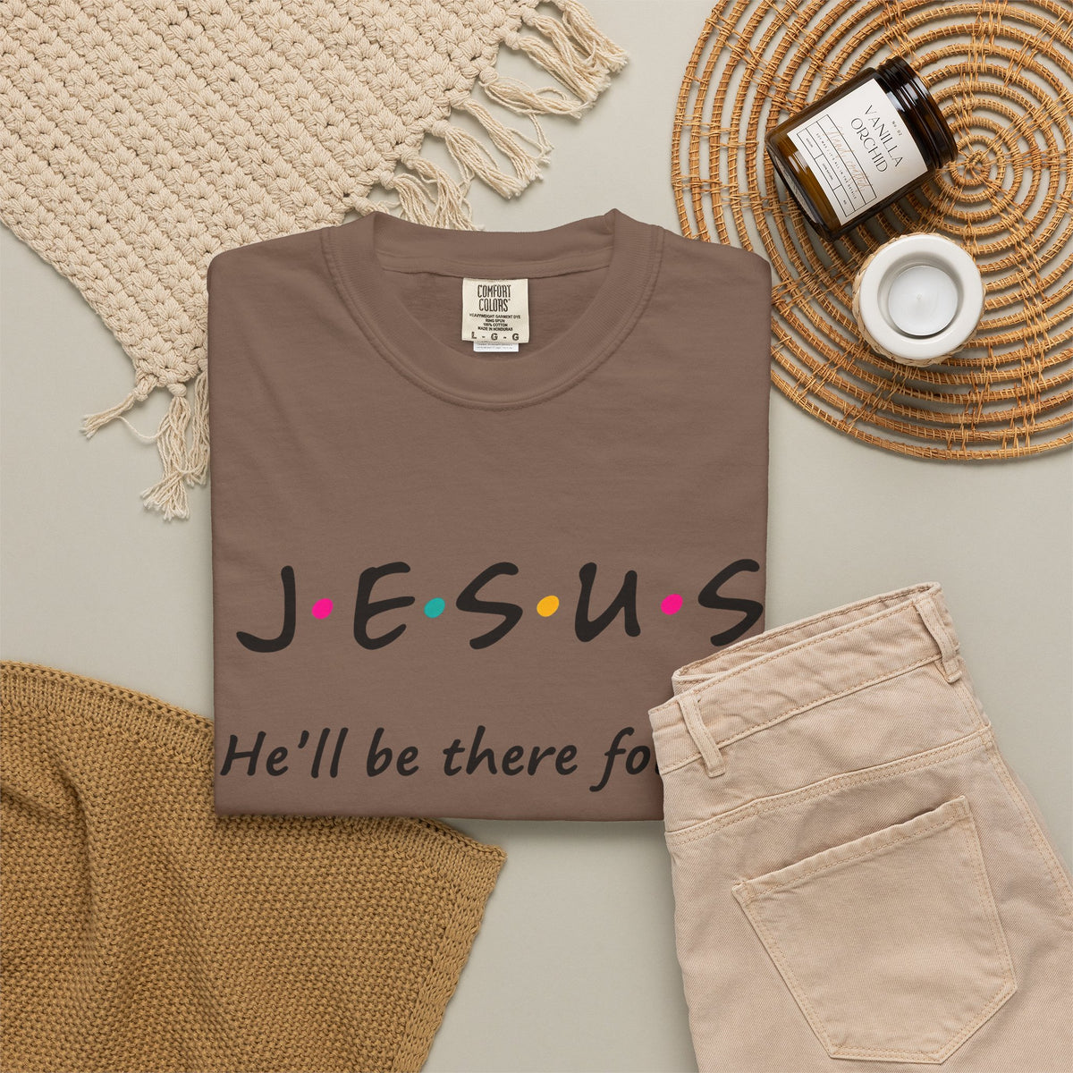 Jesus He’ll Be There for You Christian T-Shirt