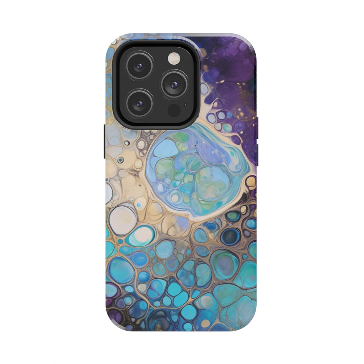 Abstract Ocean Bubble Tough Phone Case