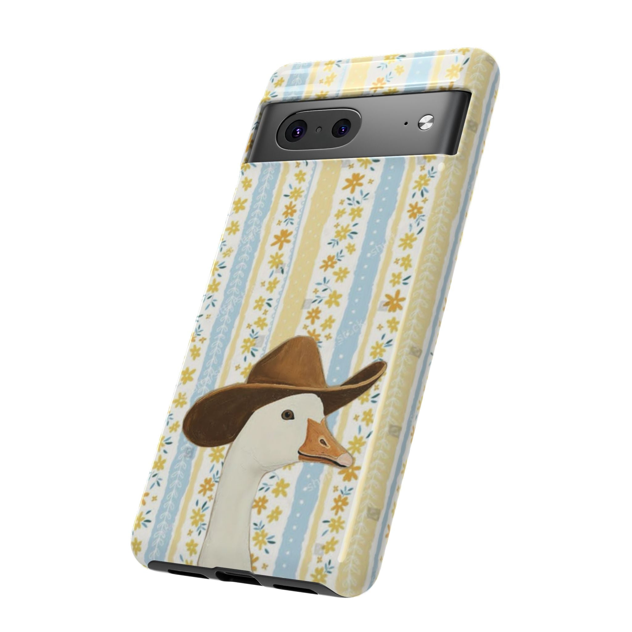 Goose Cowboy Phone Case – Cute Country Floral iPhone Cover