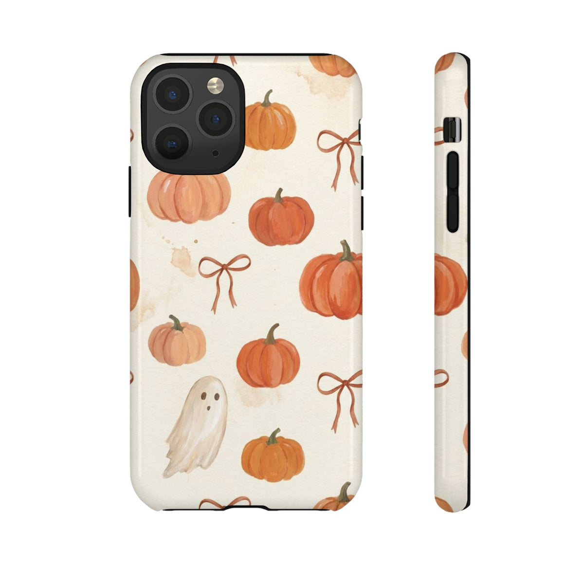 Autumn Pumpkin Ghost Tough Phone Case