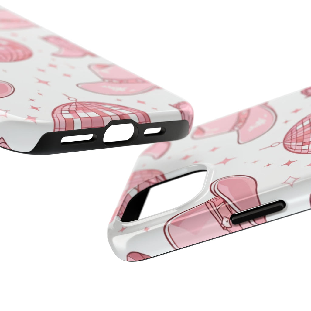 Pink Cowgirl Disco Phone Case