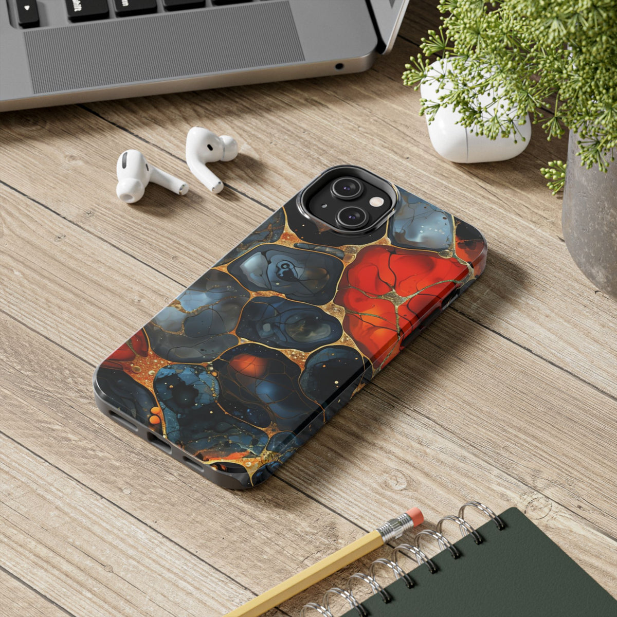 Abstract Geode Tough Phone Case