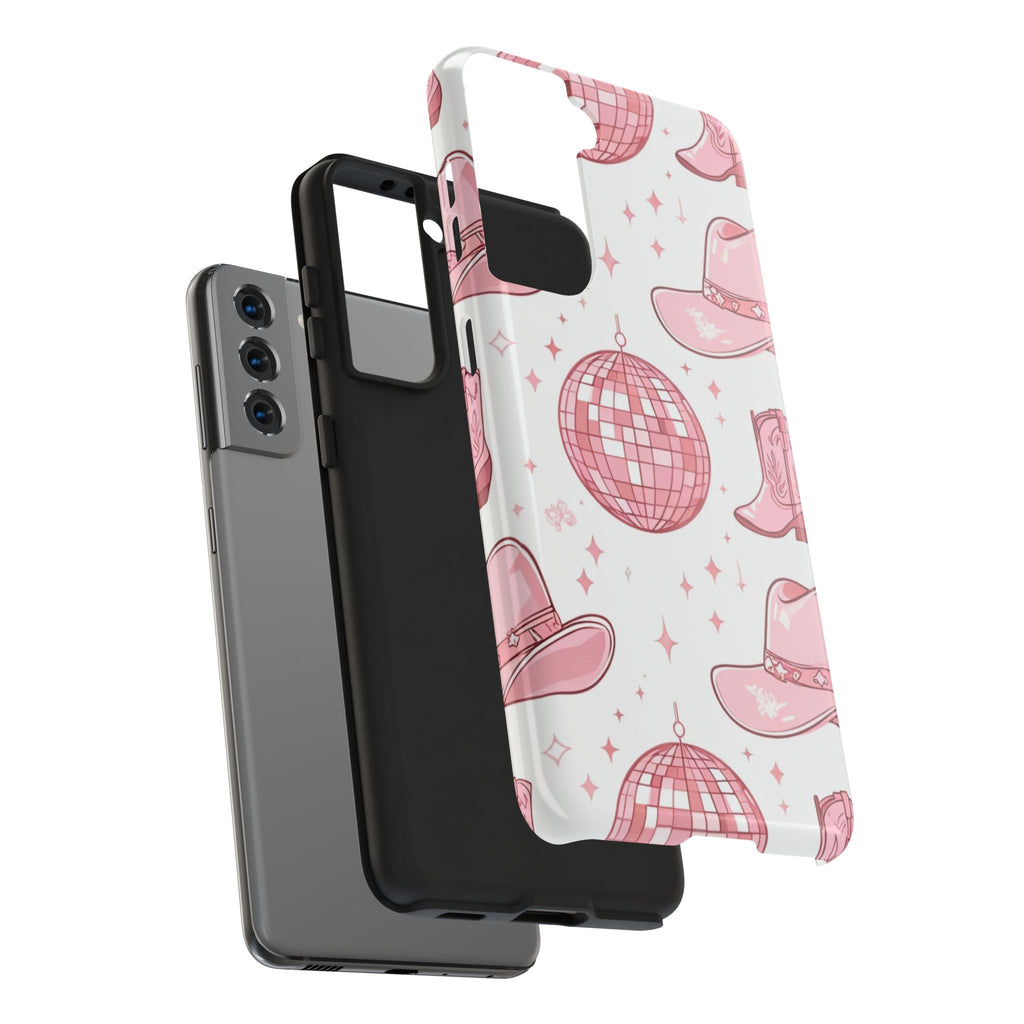 Pink Cowgirl Disco Phone Case