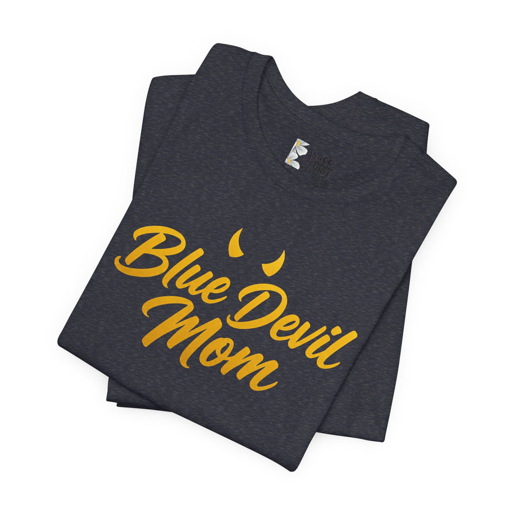 Blue Devil Mom T-Shirt — School Spirit Mom Tee