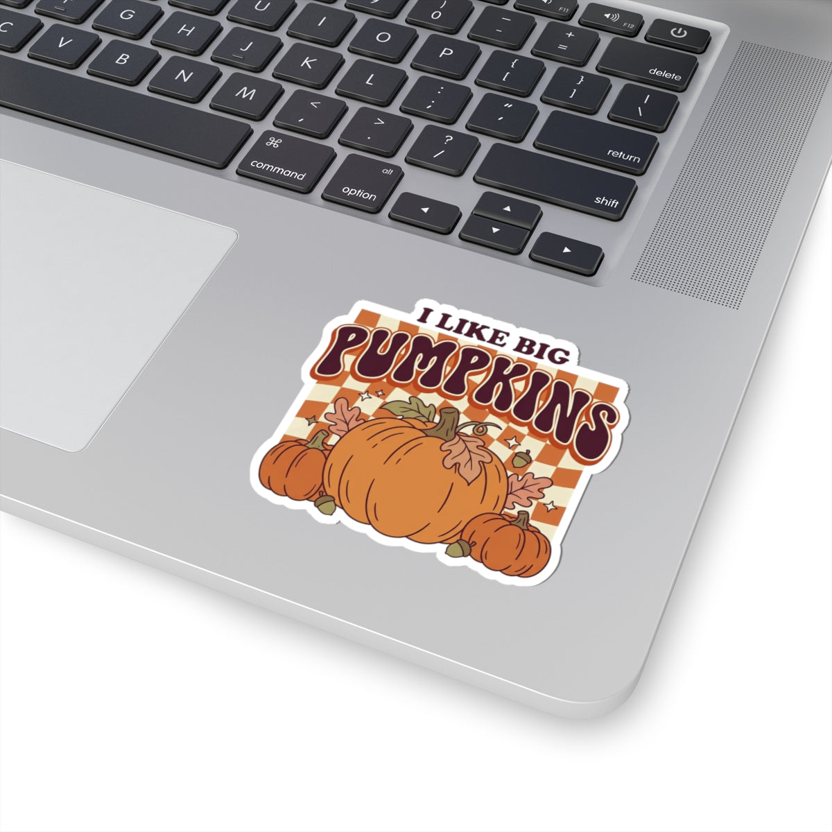 I Like Big Pumpkins Kiss-Cut Sticker