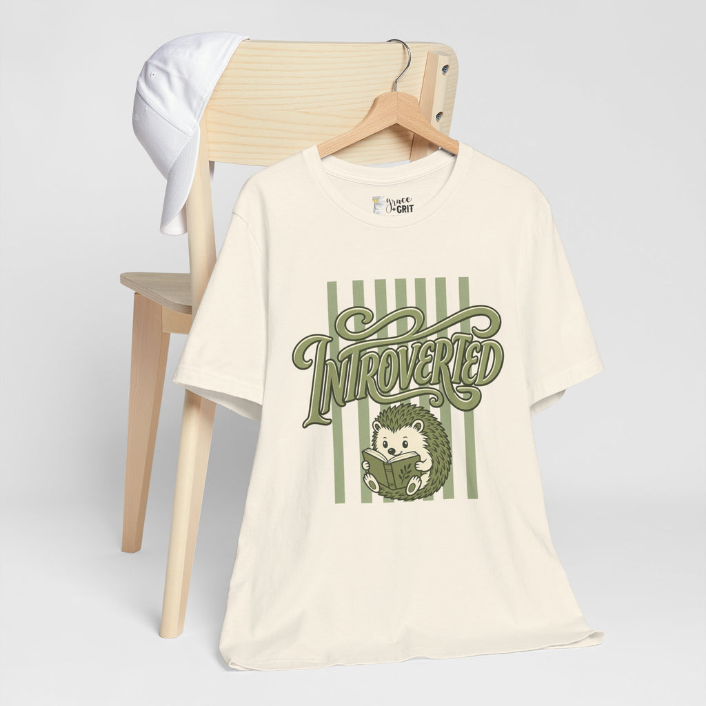 Introverted Hedgehog Tee — Cute Introvert Shirt