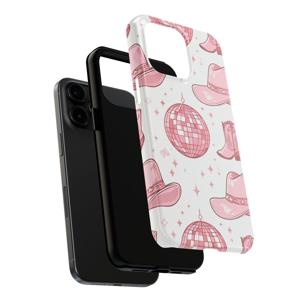Pink Cowgirl Disco Phone Case
