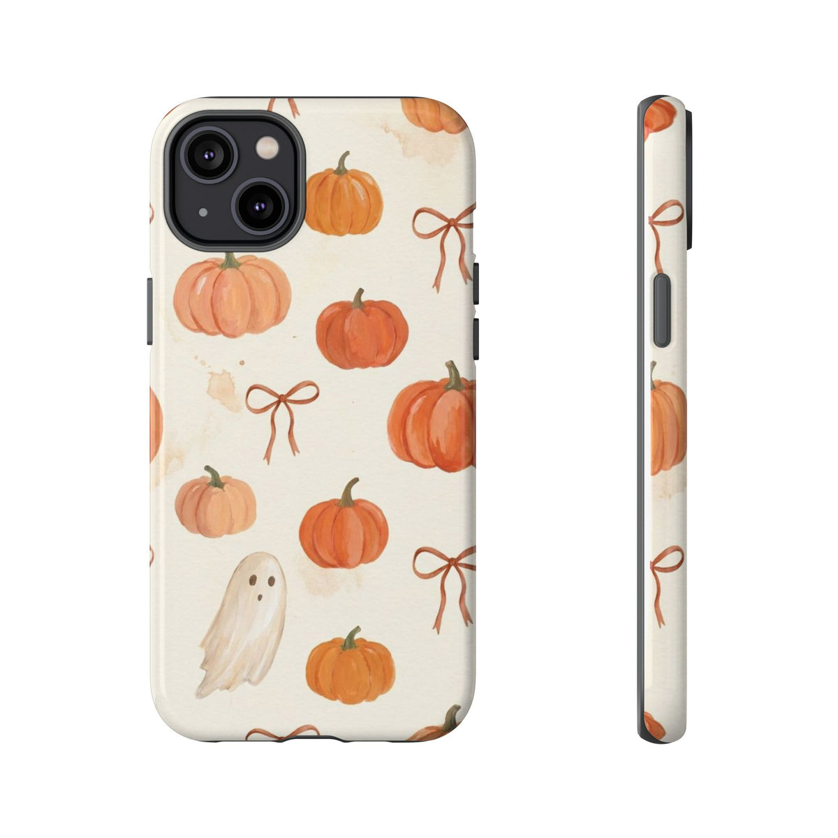 Autumn Pumpkin Ghost Tough Phone Case