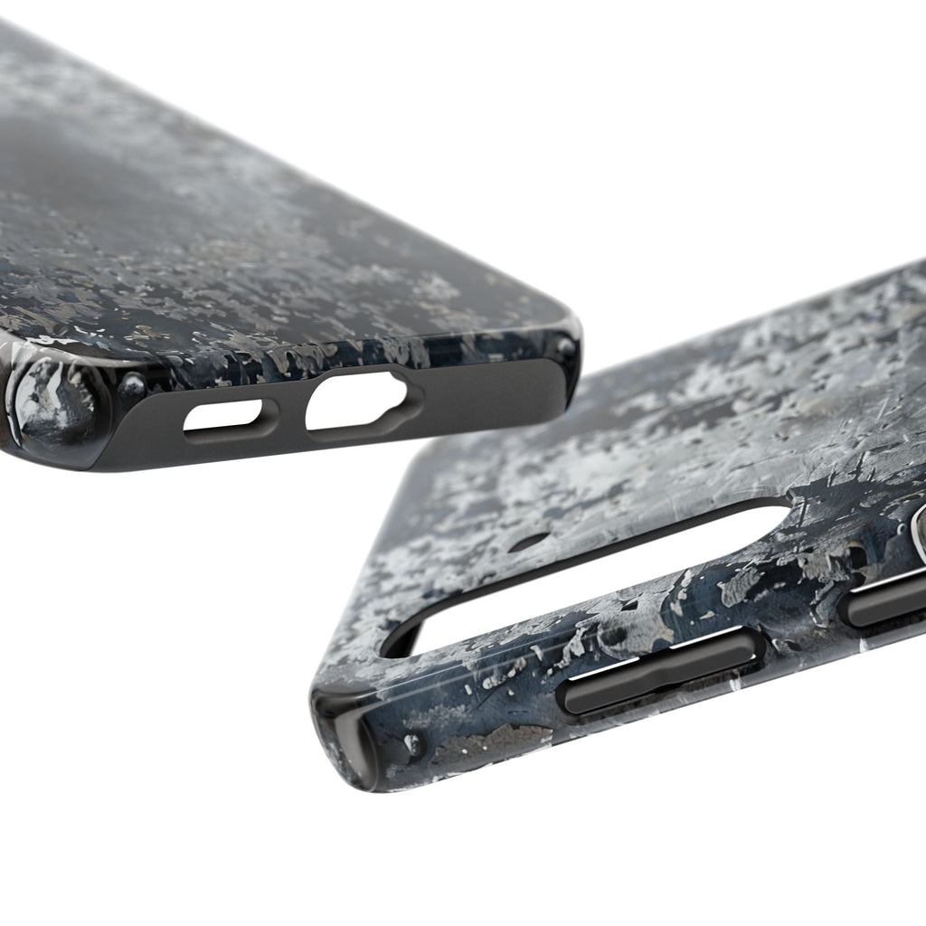 Rugged Distressed Metal Phone Case — Industrial Grunge iPhone Cover