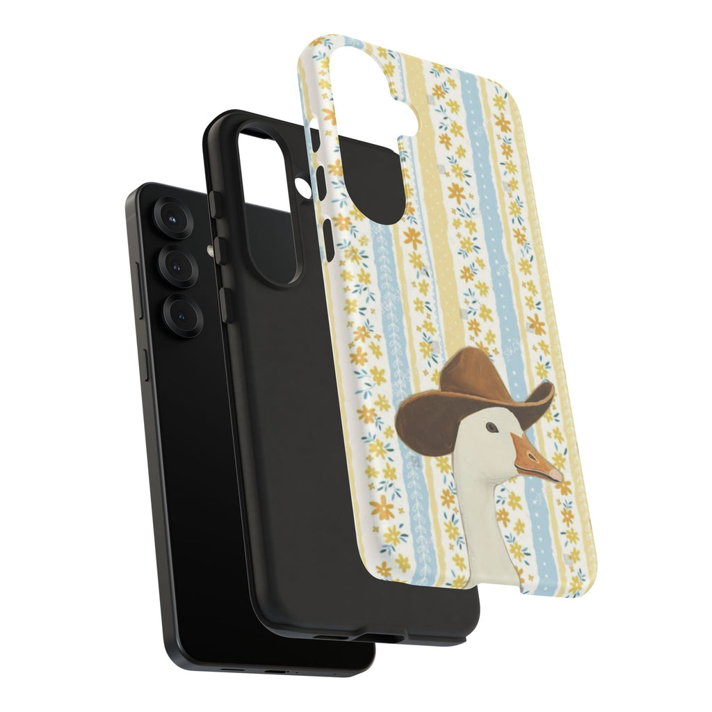 Goose Cowboy Phone Case – Cute Country Floral iPhone Cover