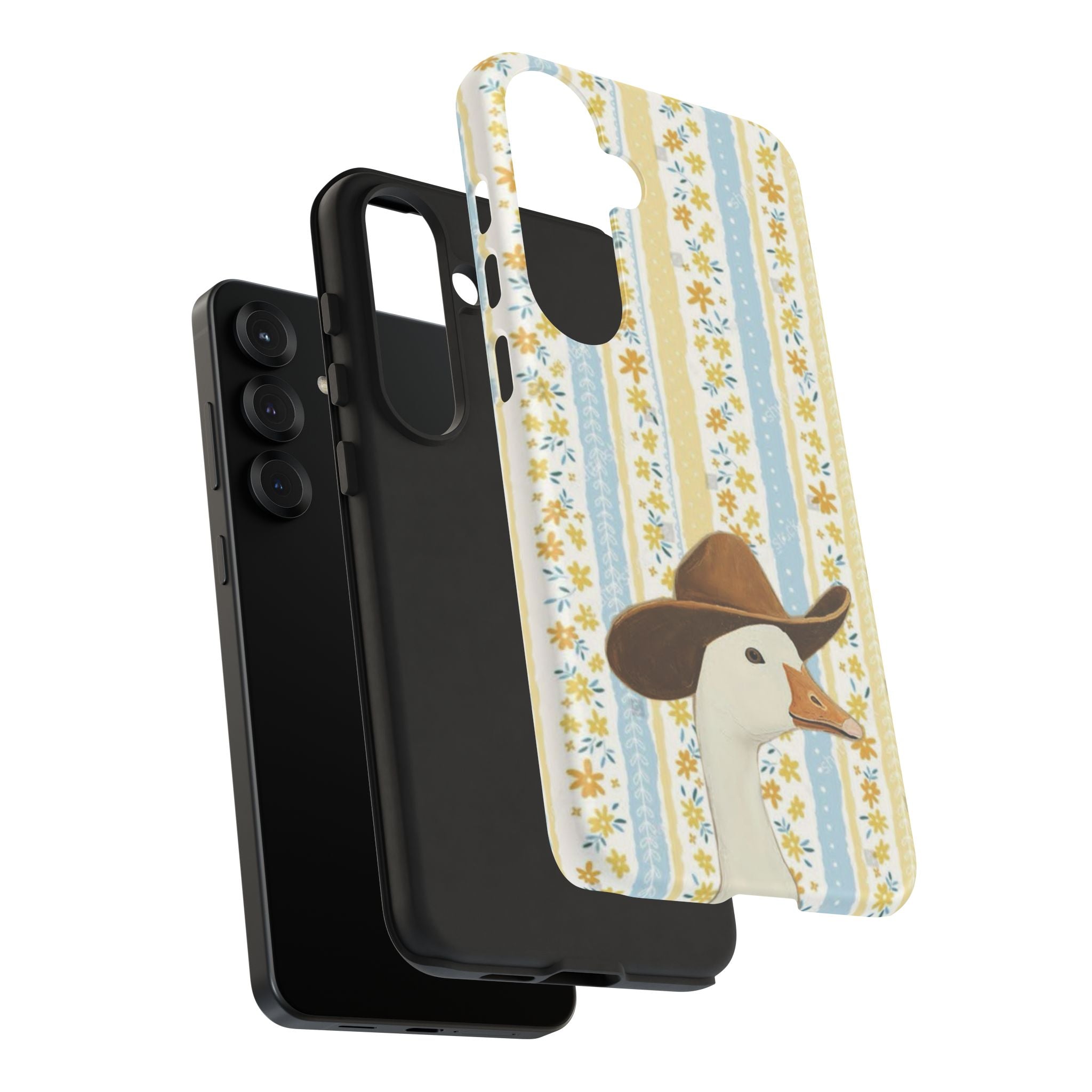 Goose Cowboy Phone Case – Cute Country Floral iPhone Cover