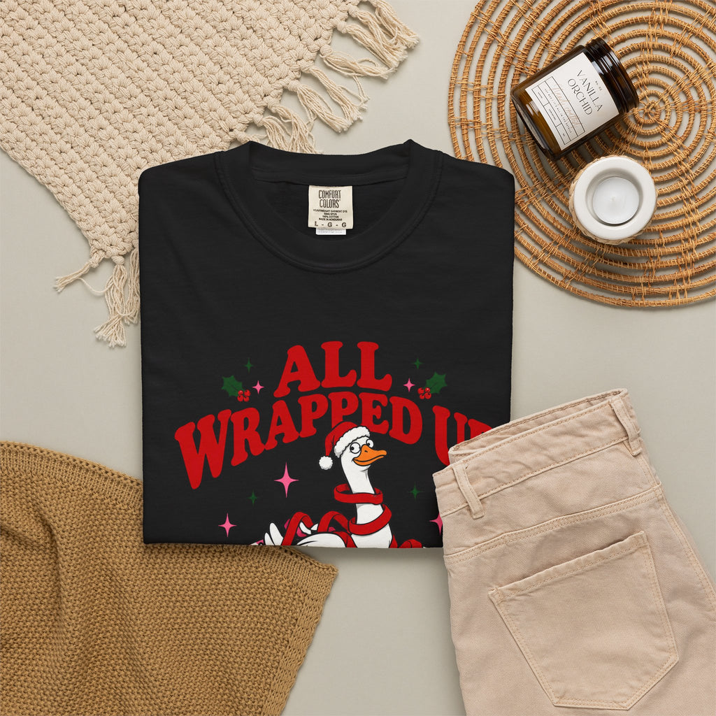 All Wrapped Up in Nonsense Christmas T-Shirt