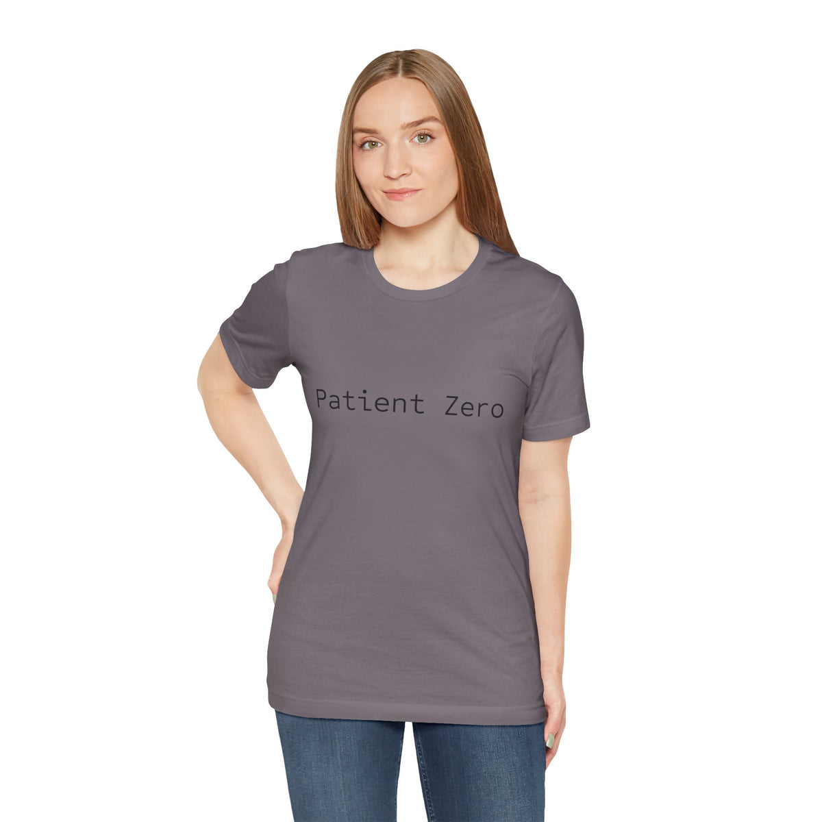 Patient Zero T-Shirt — Minimalist Text Tee
