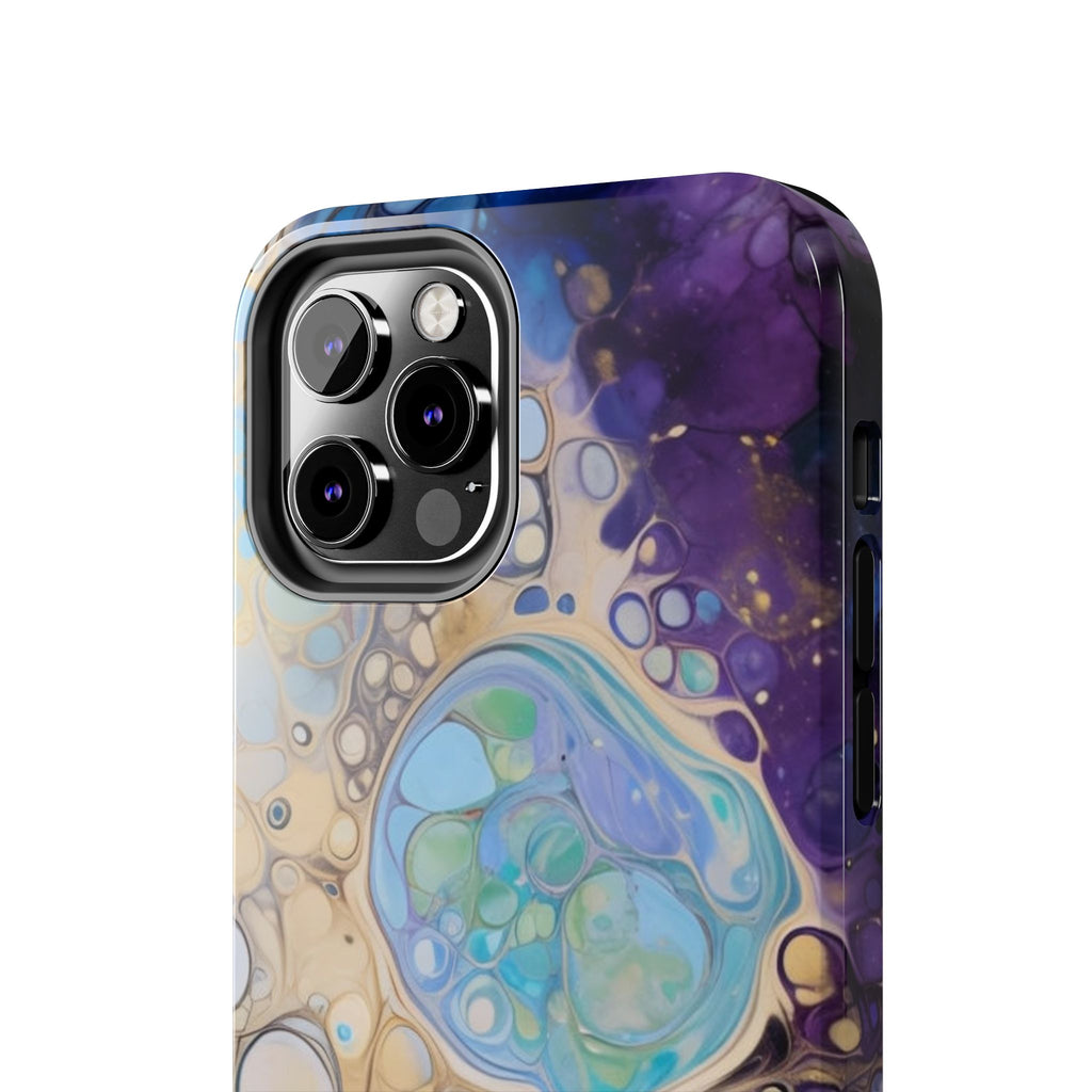 Abstract Ocean Bubble Tough Phone Case