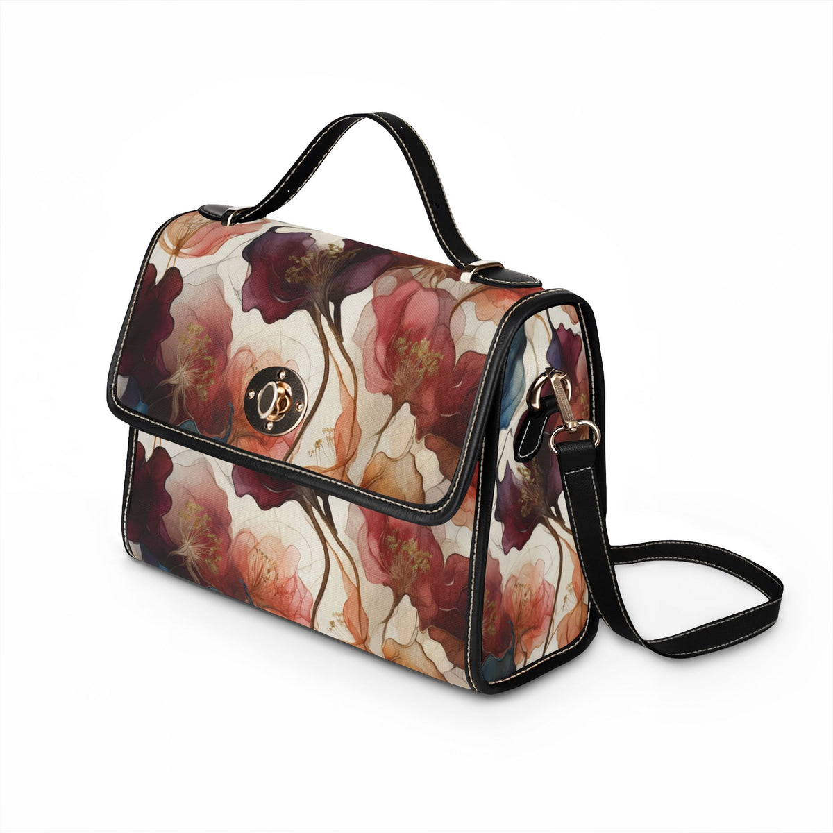 Floral Waterproof Canvas Bag