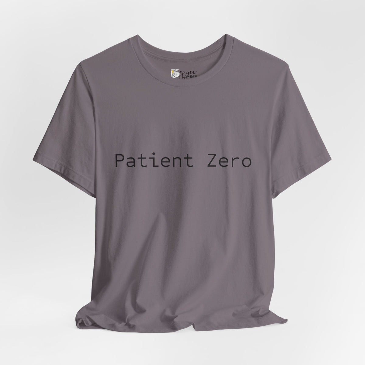Patient Zero T-Shirt — Minimalist Text Tee