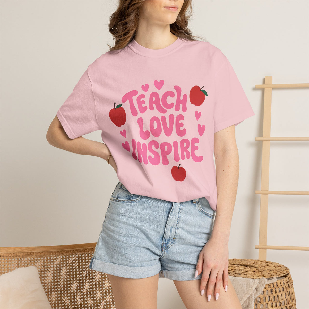 Teach Love Inspire Apple T-Shirt