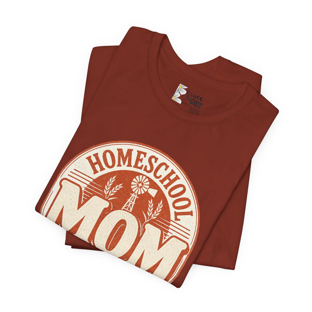 Homeschool Mom T-Shirt – "Teacher • Principal • Lunch Lady • Referee" Tee
