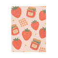 Strawberry Jam Velveteen Plush Blanket