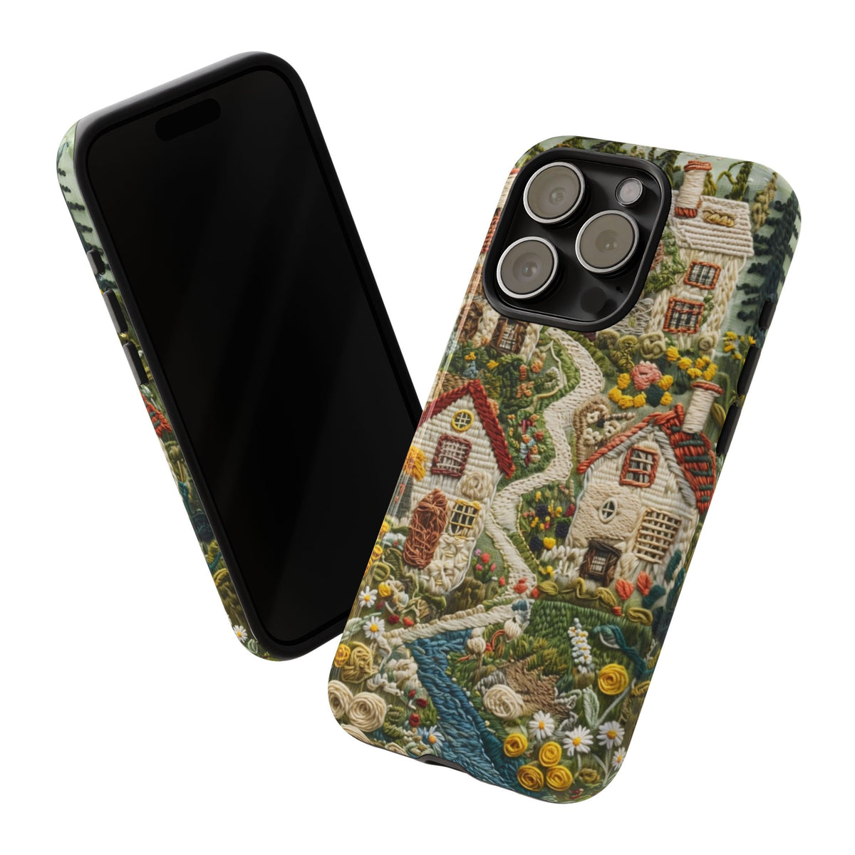 Cottagecore Garden Village Phone Case