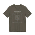 Temple Blueprint T‑Shirt — Ancient Jerusalem Plan Graphic Tee (Hebrew)