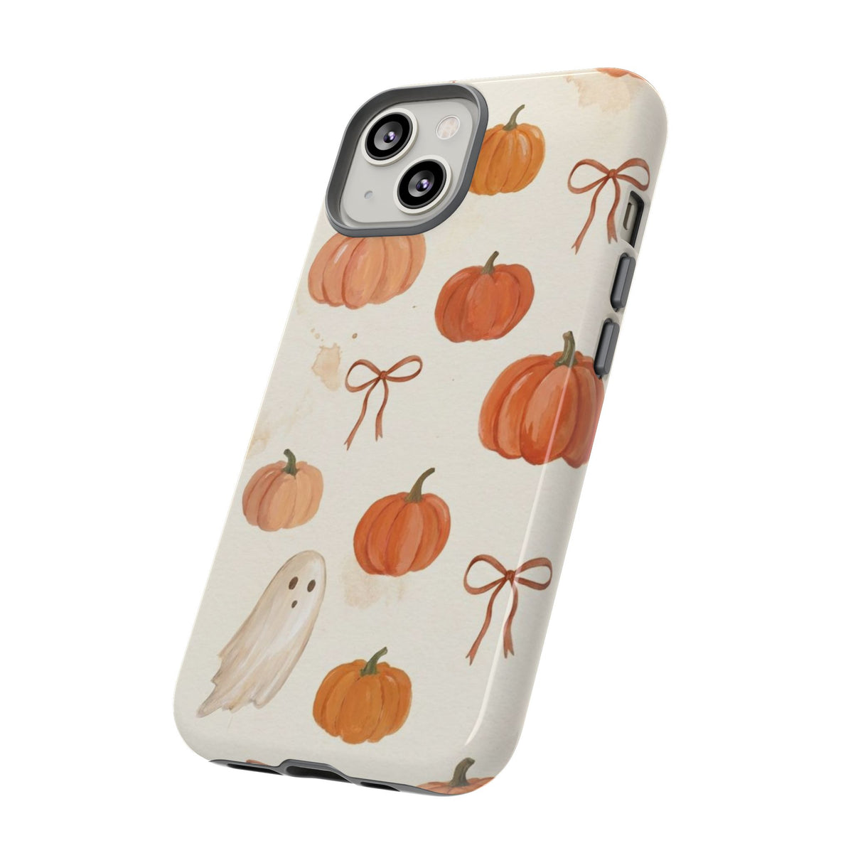 Autumn Pumpkin Ghost Tough Phone Case