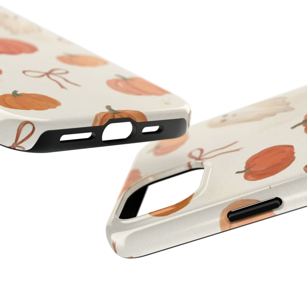 Pumpkin Ghost Phone Case – Cute Halloween Fall Pattern