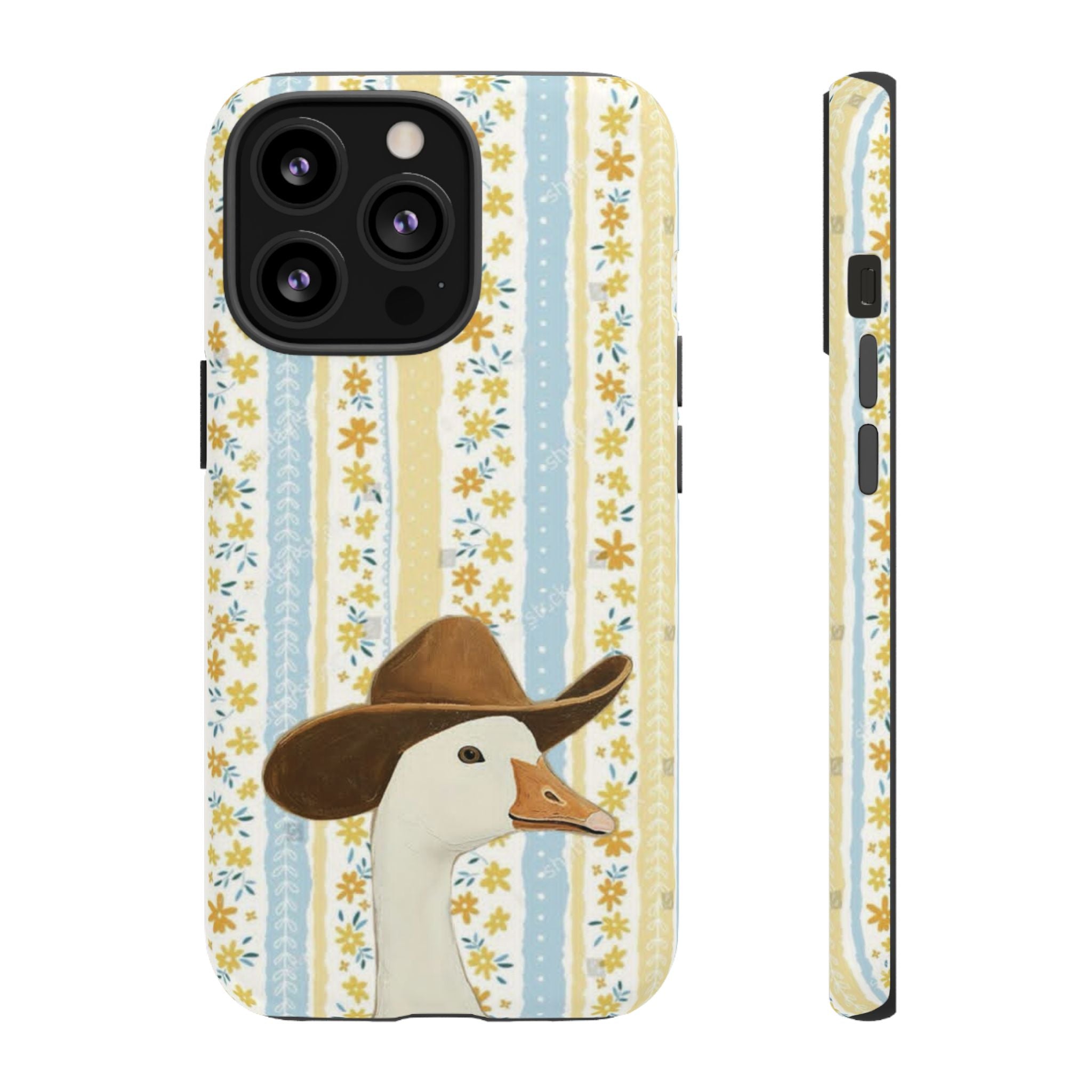 Goose Cowboy Phone Case – Cute Country Floral iPhone Cover