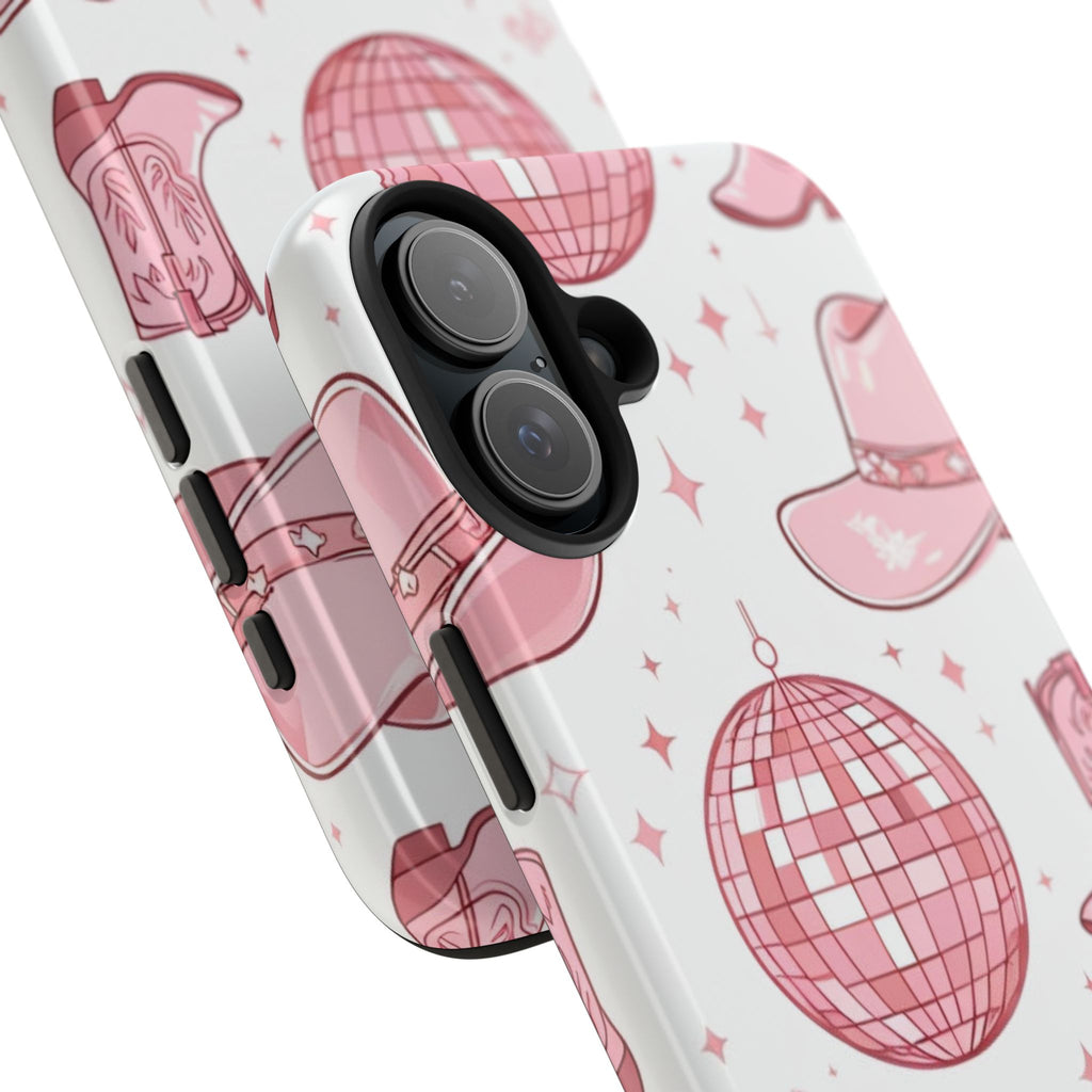 Pink Cowgirl Disco Phone Case