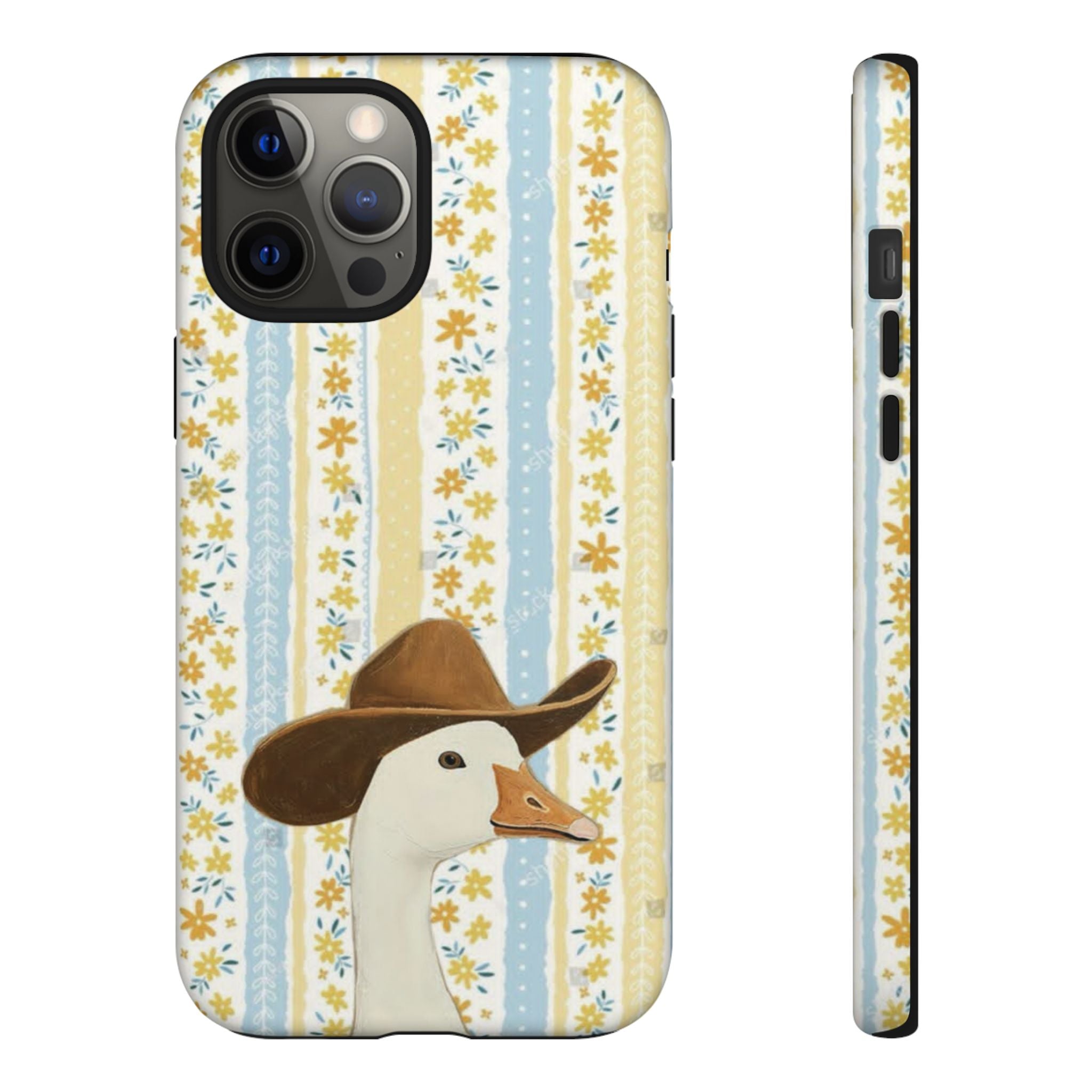Goose Cowboy Phone Case – Cute Country Floral iPhone Cover