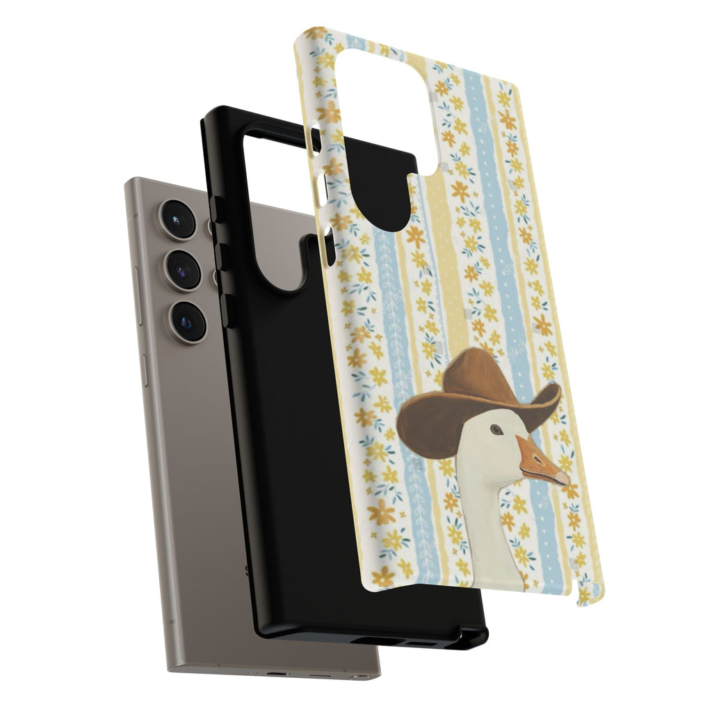 Goose Cowboy Phone Case – Cute Country Floral iPhone Cover