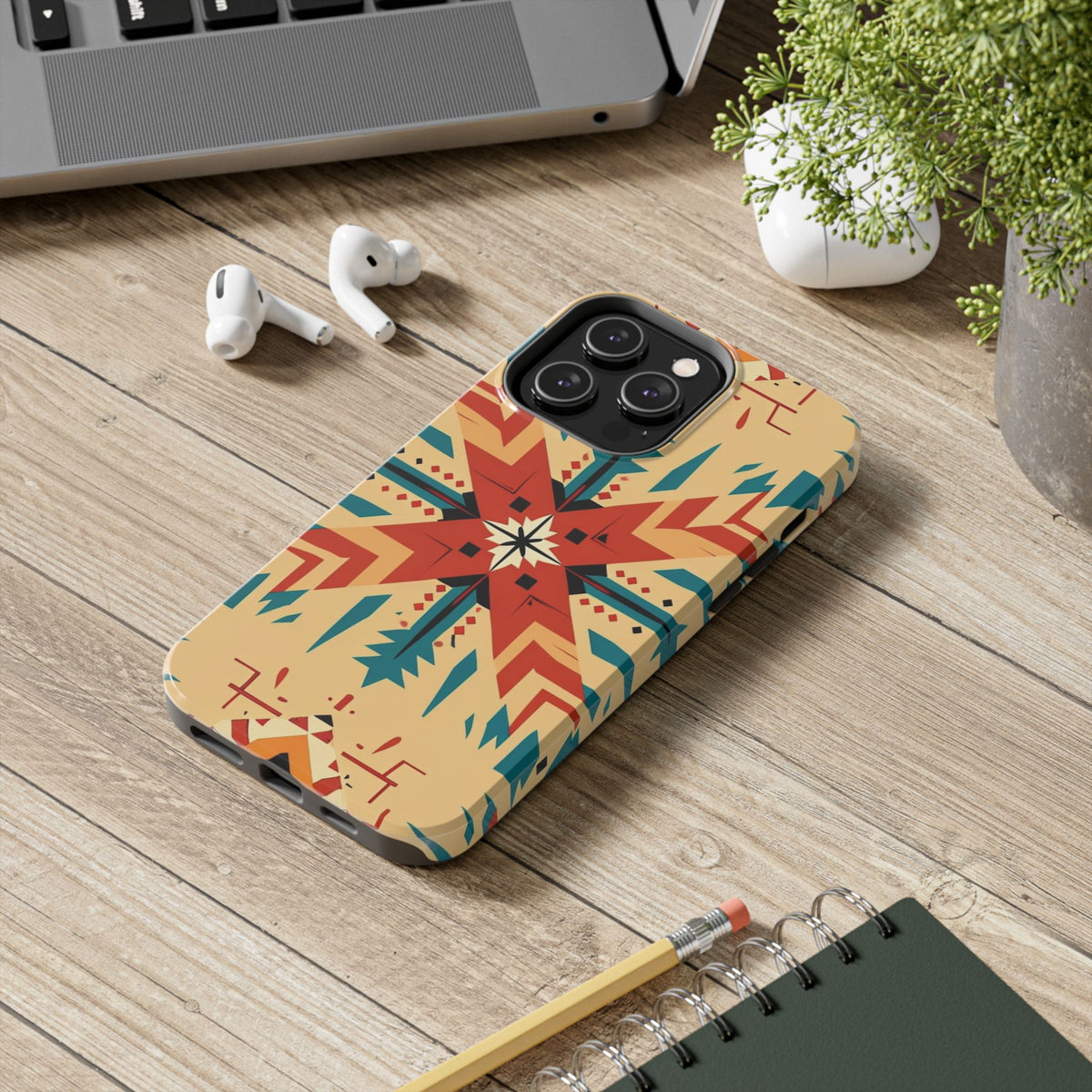 Southwestern Geometric Starburst Tough Phone Case