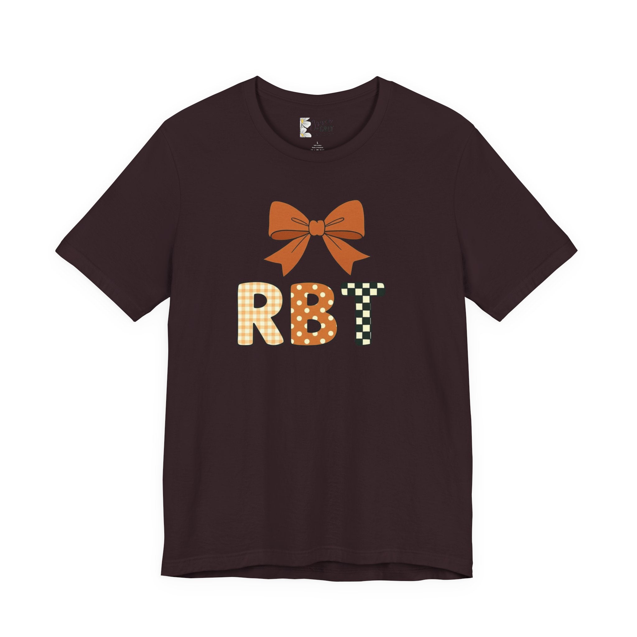 RBT Patch Letters Tee | Bow Monogram Shirt, Checkered & Gingham Initials