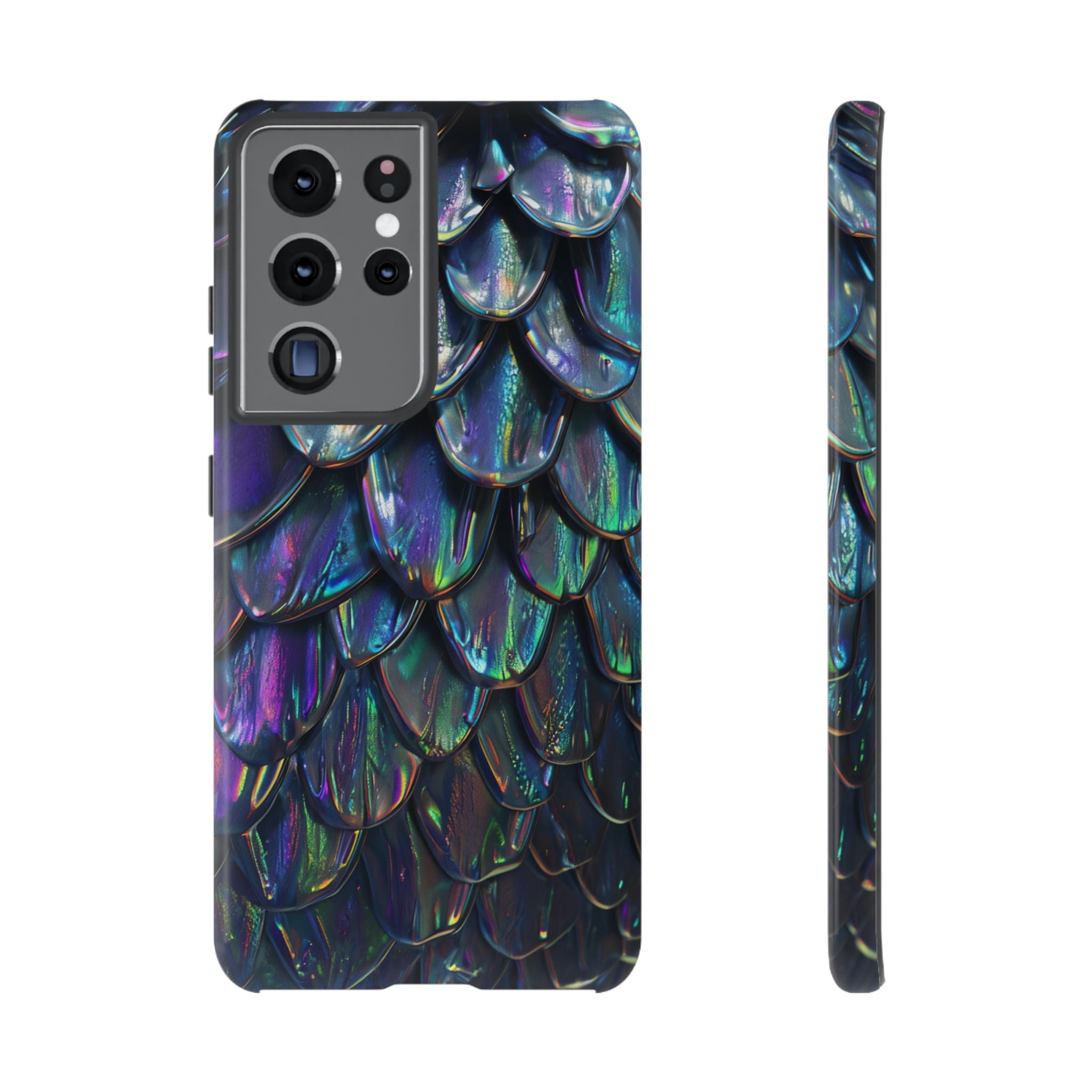 Dragon Scale Phone Case — Iridescent Dragon Scale Tough Case